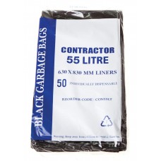 55L Contractor Bin Liners (CON55LT)